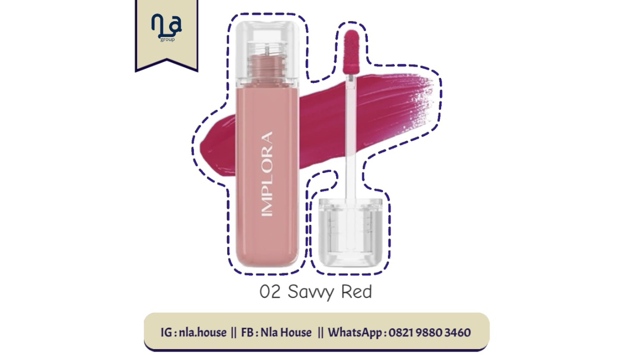 Implora Jelly Tint 02 Savvy Red
