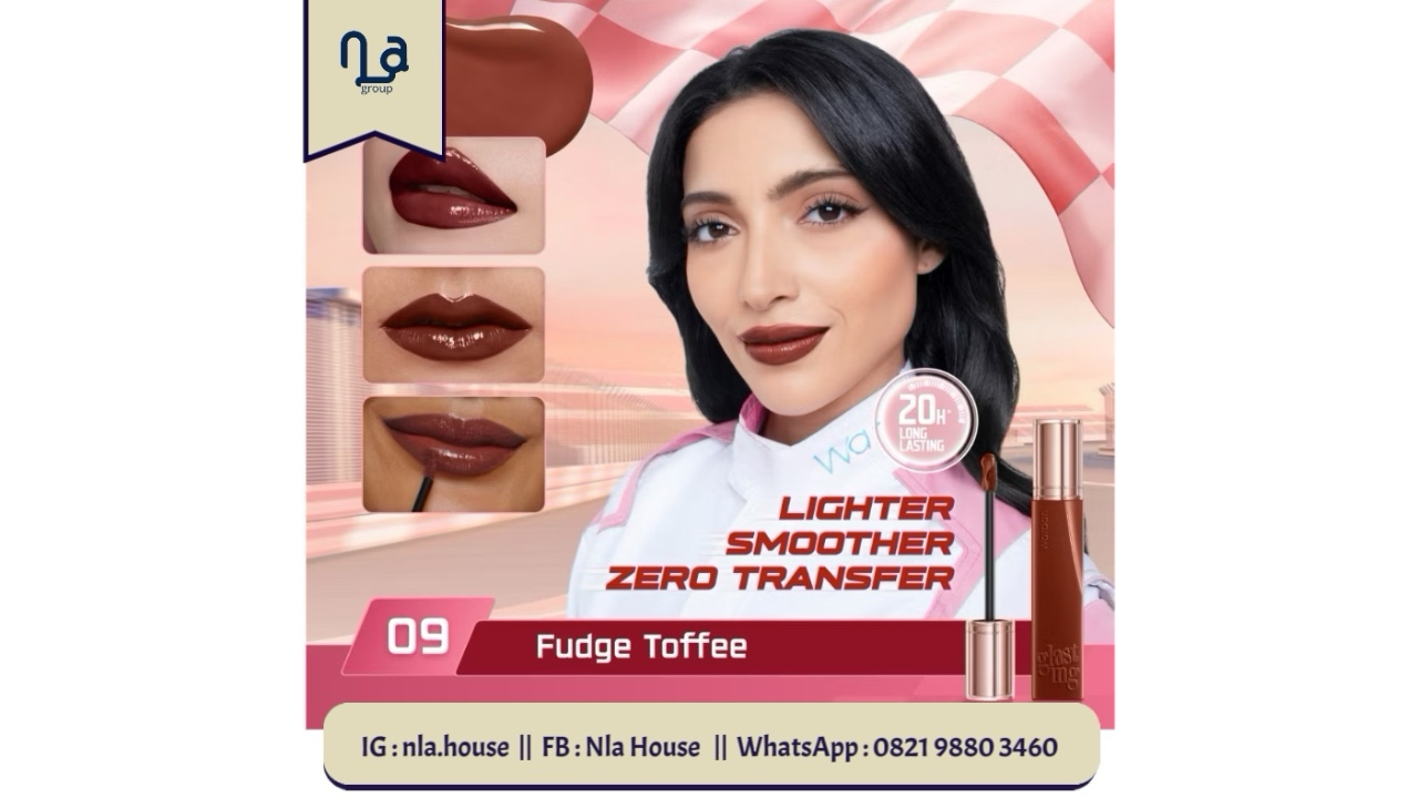 Wardah Glasting Liquid Lip 10 Ombre Sheen
