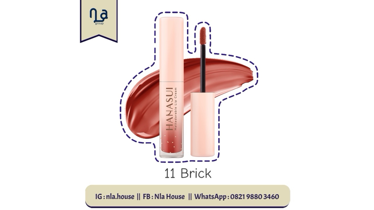 Hanasui Mattedorable Lip Cream 11 Brick