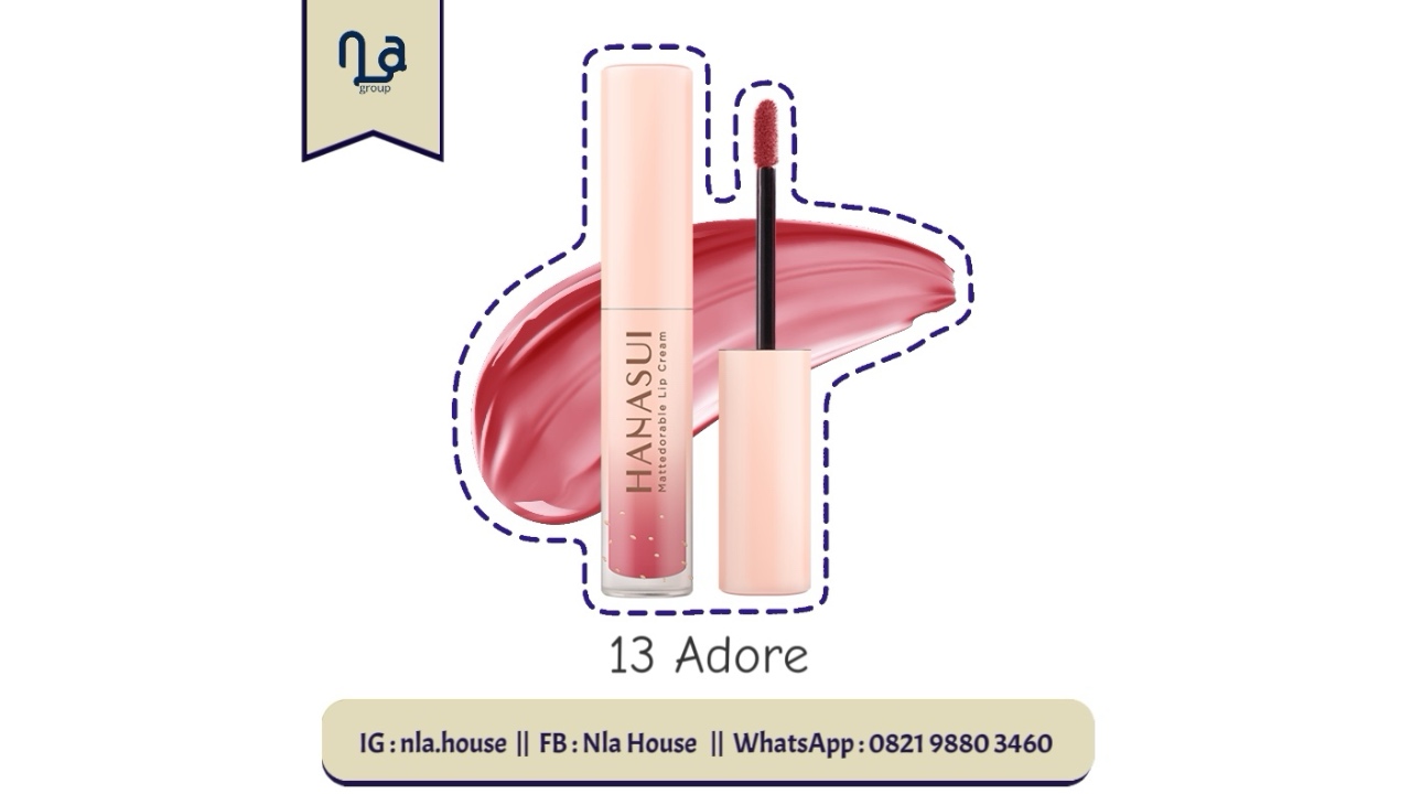 Hanasui Mattedorable Lip Cream 13 Adore