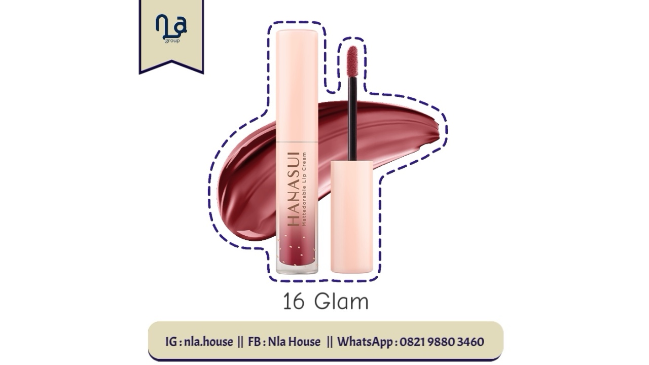 Hanasui Mattedorable Lip Cream 16 Glam