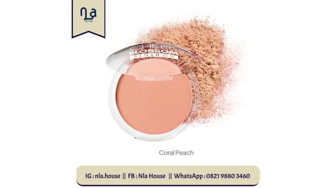 Implora Cheek Blossom Blush On Coral Peach