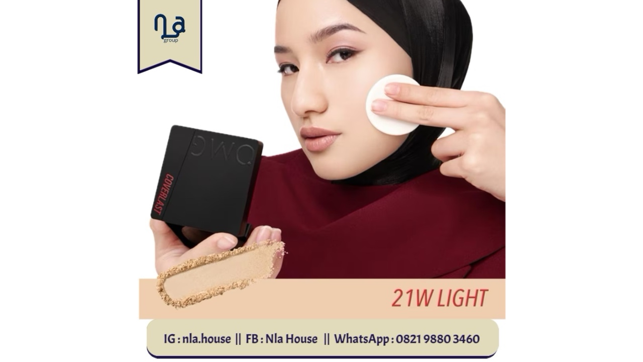 OMG Oh My Glam Coverlast Two Way Cake-21W Light