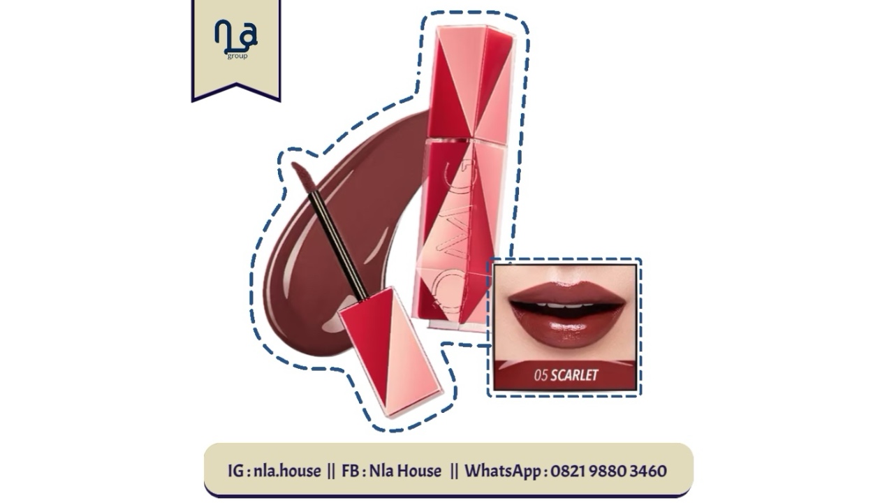 OMG Oh My Glam Colorlast Lip Vinyl-05 Scarlet