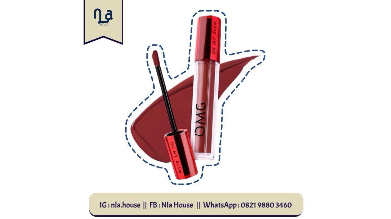 OMG Oh My Glam Mattelast Lip Cream-12 Scarlet