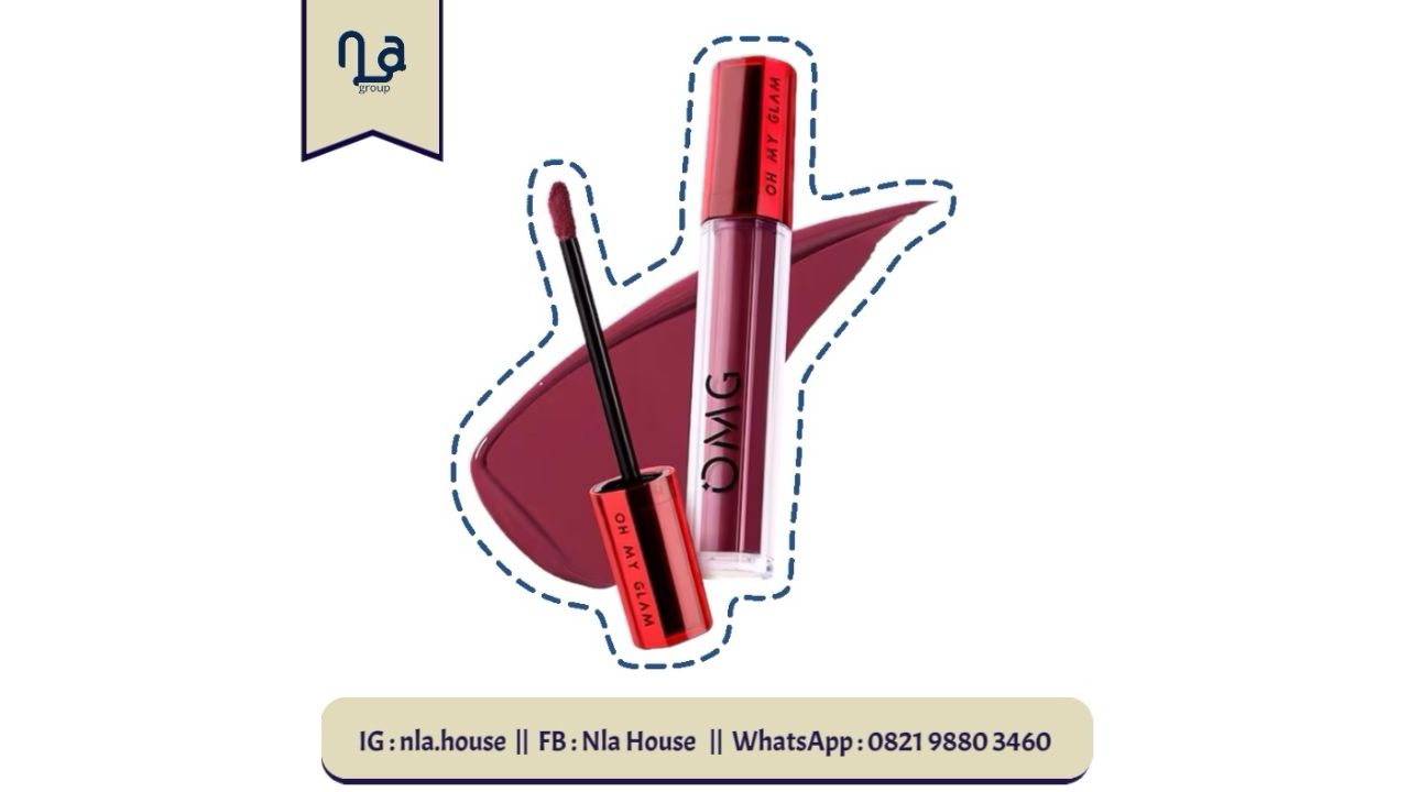 OMG Oh My Glam Mattelast Lip Cream-24 Berry