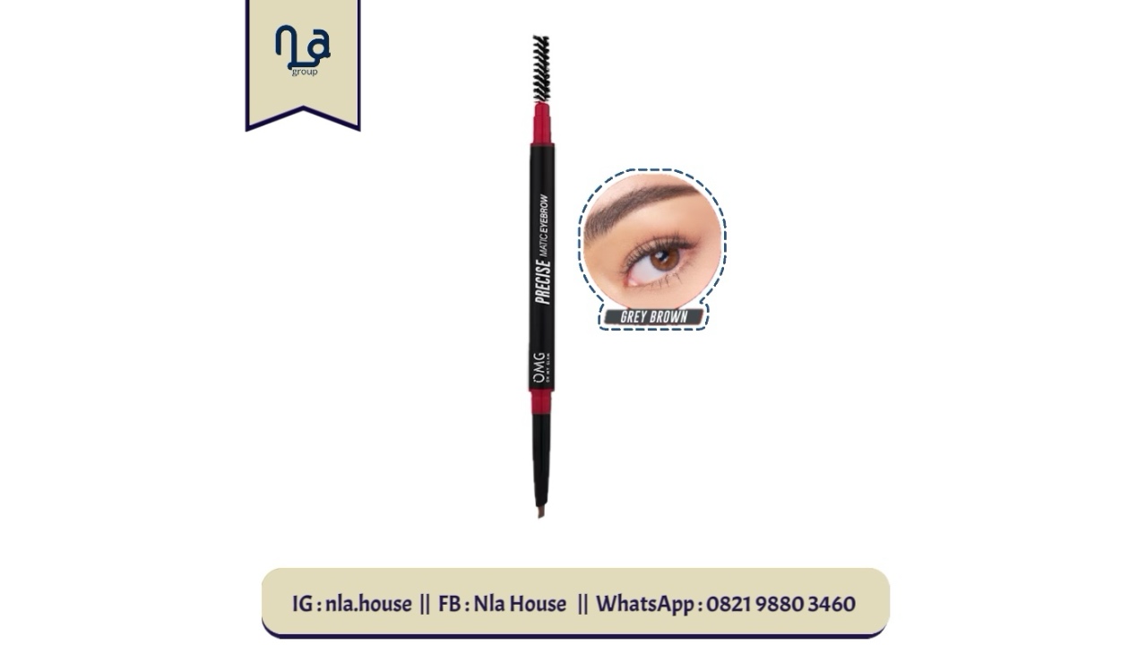 OMG Oh My Glam Precise Matic Eyebrow-02 Grey Brown