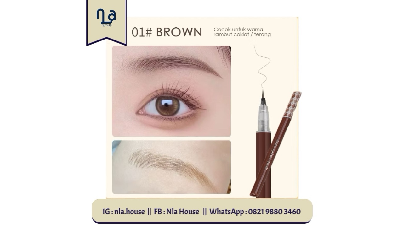 Biya Eyebrow Pen Eyeliner-101 Brown