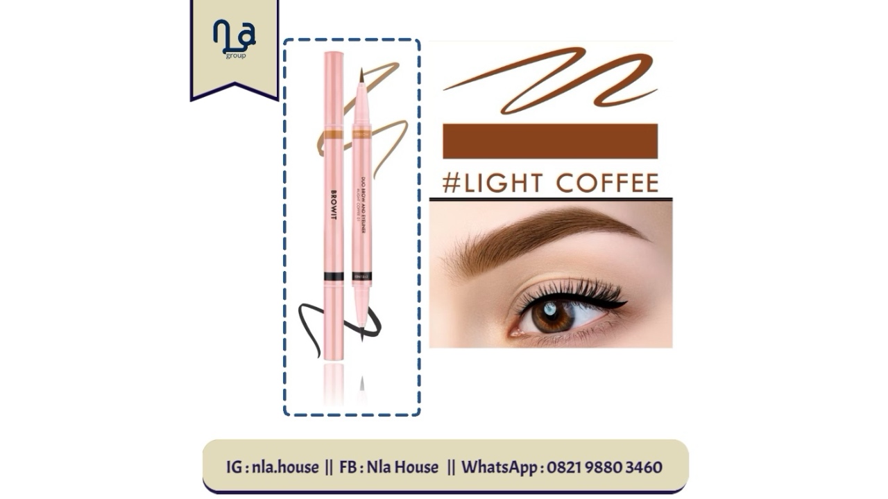 Browit Duo Brow And Eyeliner-01 Light Coffee