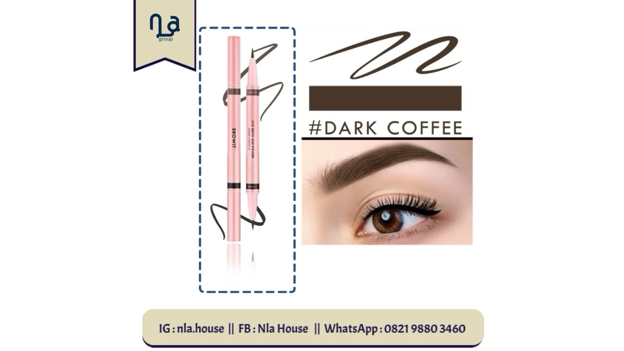Browit Duo Brow And Eyeliner-03 Dark Coffee