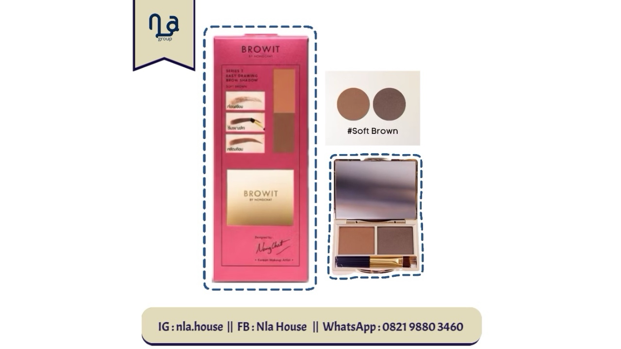 Browit Easy Drawing Brow Shadow-Soft Brown