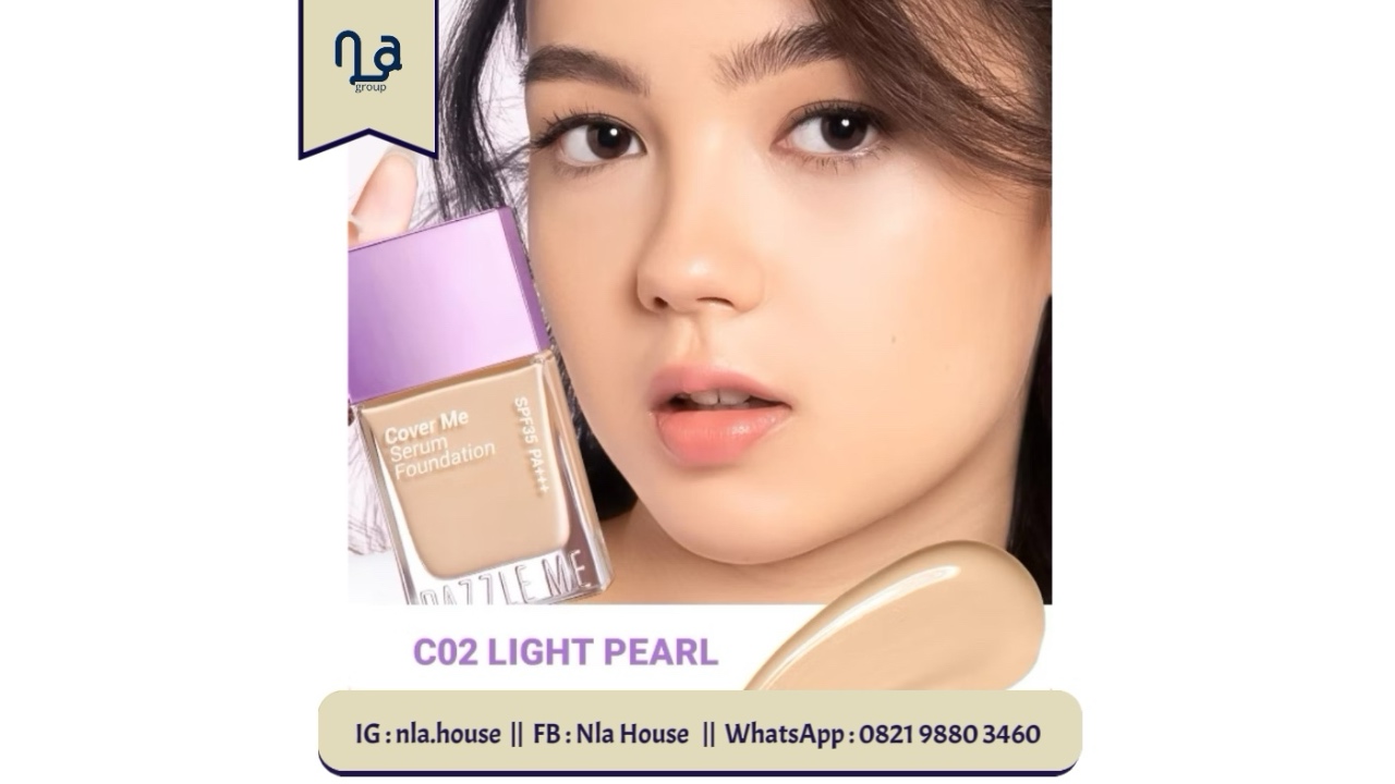 Dazzle Me Cover Me Serum Foundation SPF 35 PA+++ 25gr-C02 Light Pearl