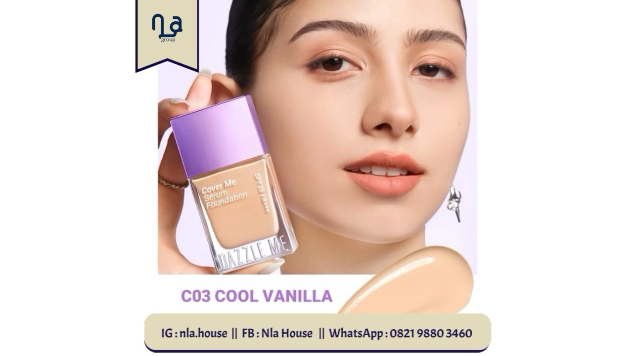 Dazzle Me Cover Me Serum Foundation SPF 35 PA+++ 25gr-C03 Cool Vanilla