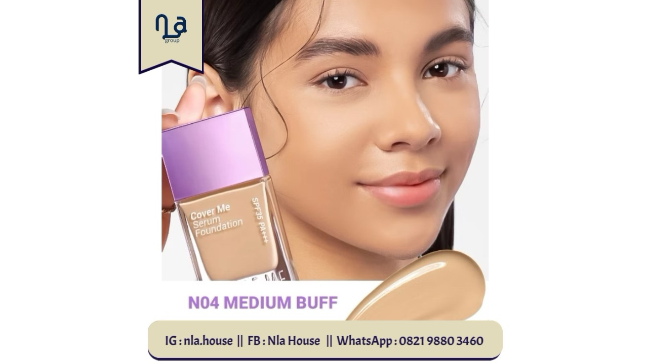Dazzle Me Cover Me Serum Foundation SPF 35 PA+++ 25gr-N04 Medium Buff