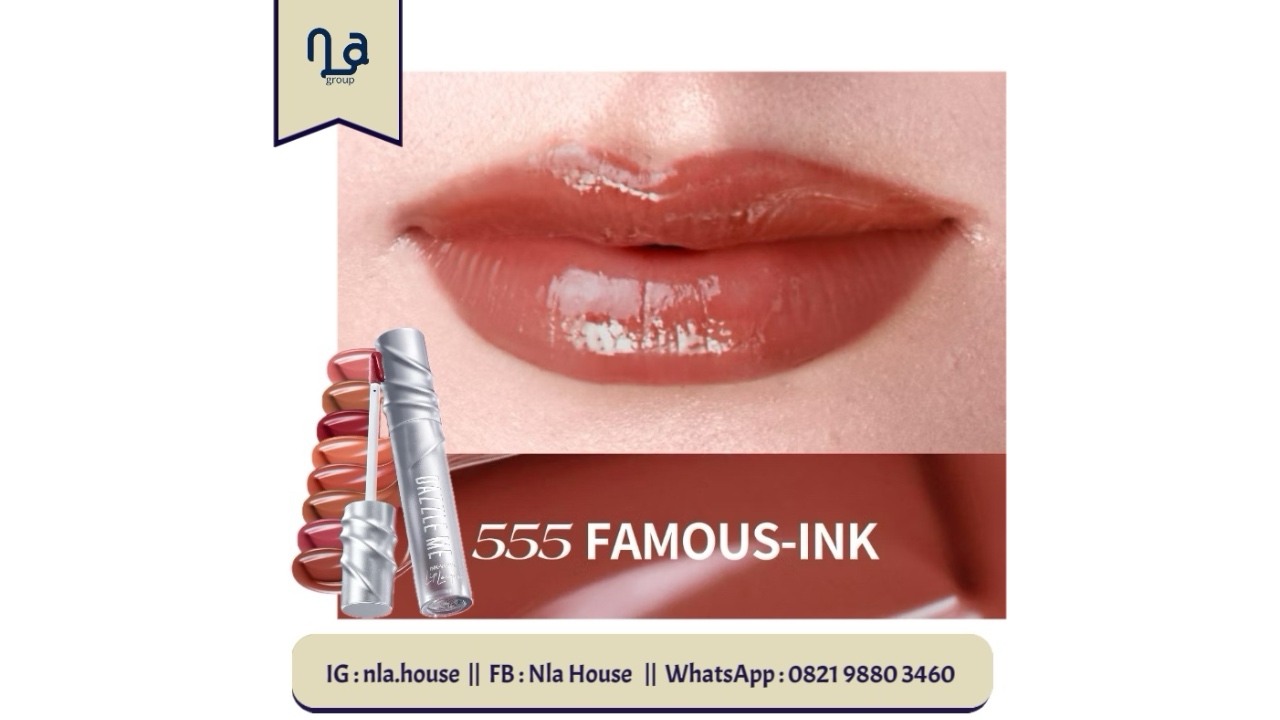 Dazzle Me Ink Vinyl Lip Lacquer-555 Famous Ink
