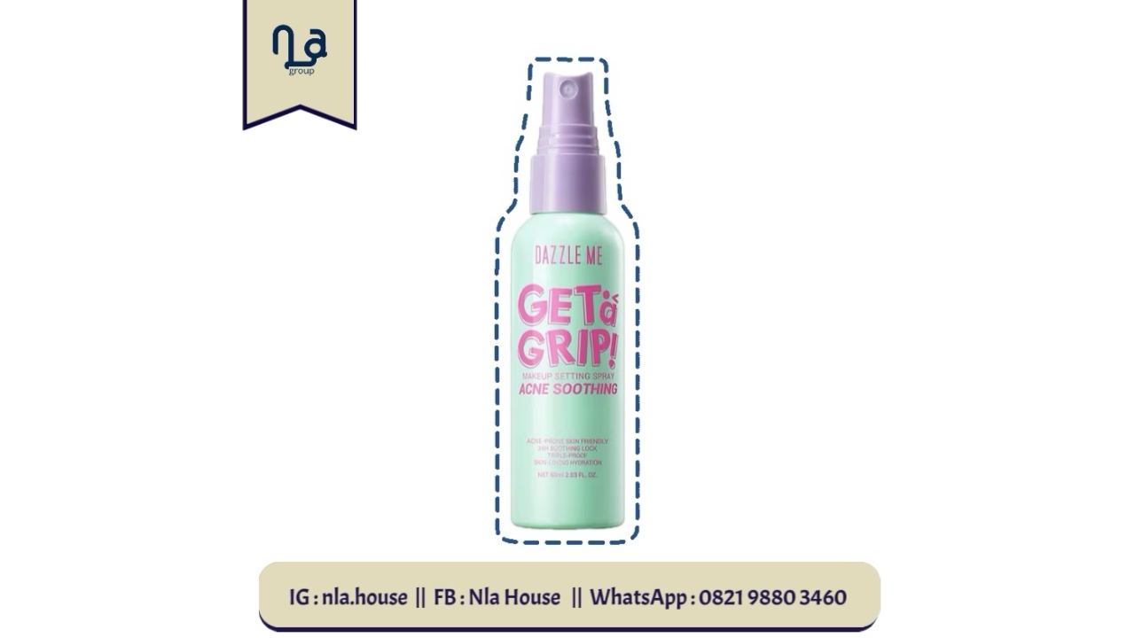 Dazzle Me Get A Grip Makeup Setting Spray Acne Shooting 60ml