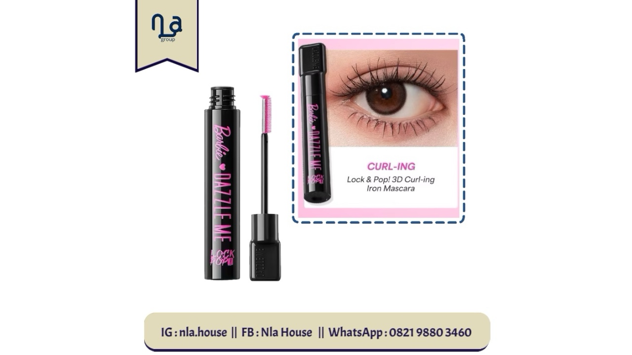 Dazzle Me Lock & Pop 3D Curling Mascara Barbie