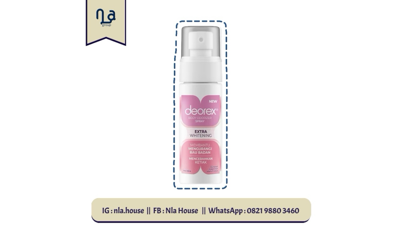 Deorex Body Spray Extra Whitening 60ml