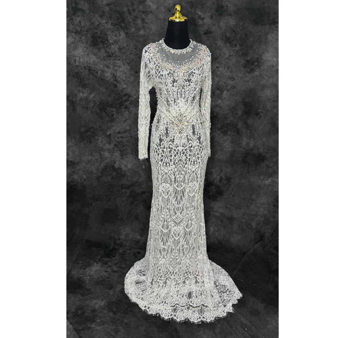 Kebaya Putih Akad (fit to XL) - NEW