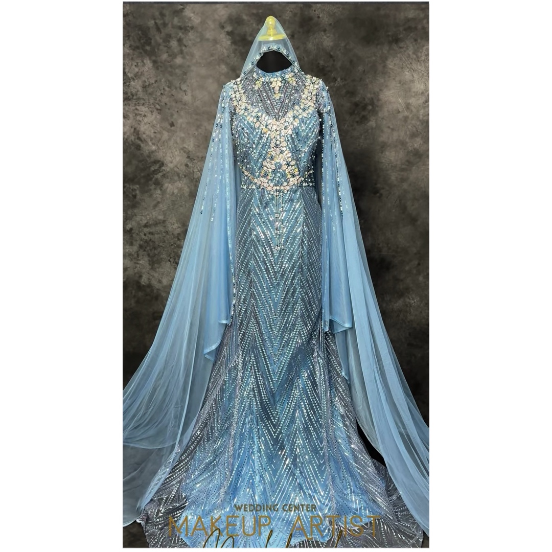 Kebaya Biru Soft (fit to XL)