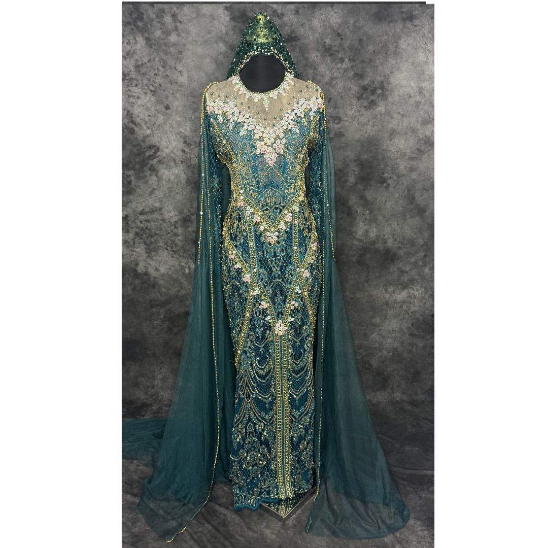 Kebaya Hijau Emerald (fit to XL)