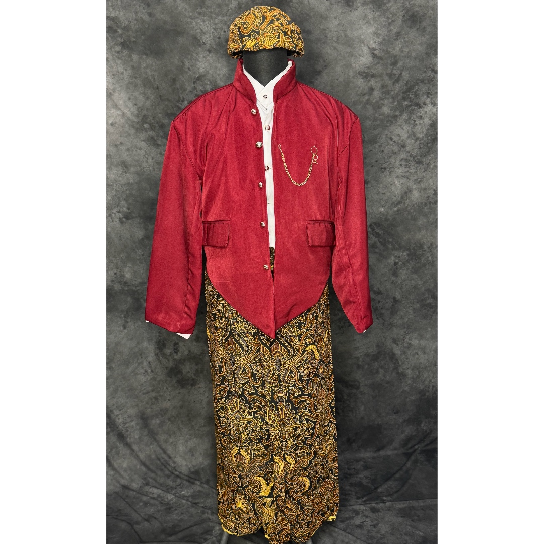 Beskap Merah XL set