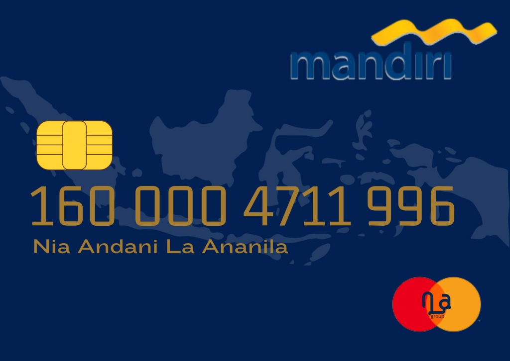 Rekening Mandiri Nia Andani La Ananila